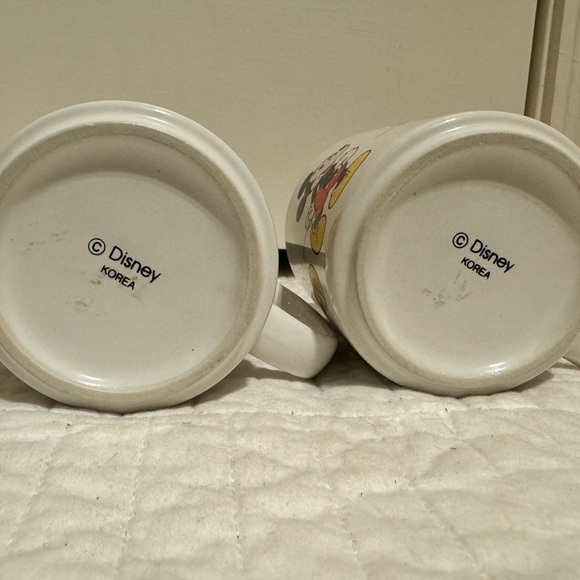 Disney Vintage Mickey and Minnie Mouse Walking Coffee Mugs - Picture 4 of 7
